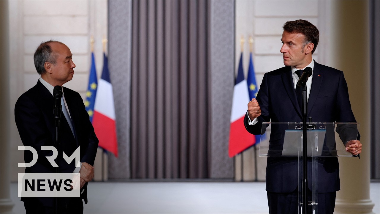 FULL PRESSER: Macron and SoftBank CEO Unveil €75 Billion AI Mega Project to Transform France | AC1G