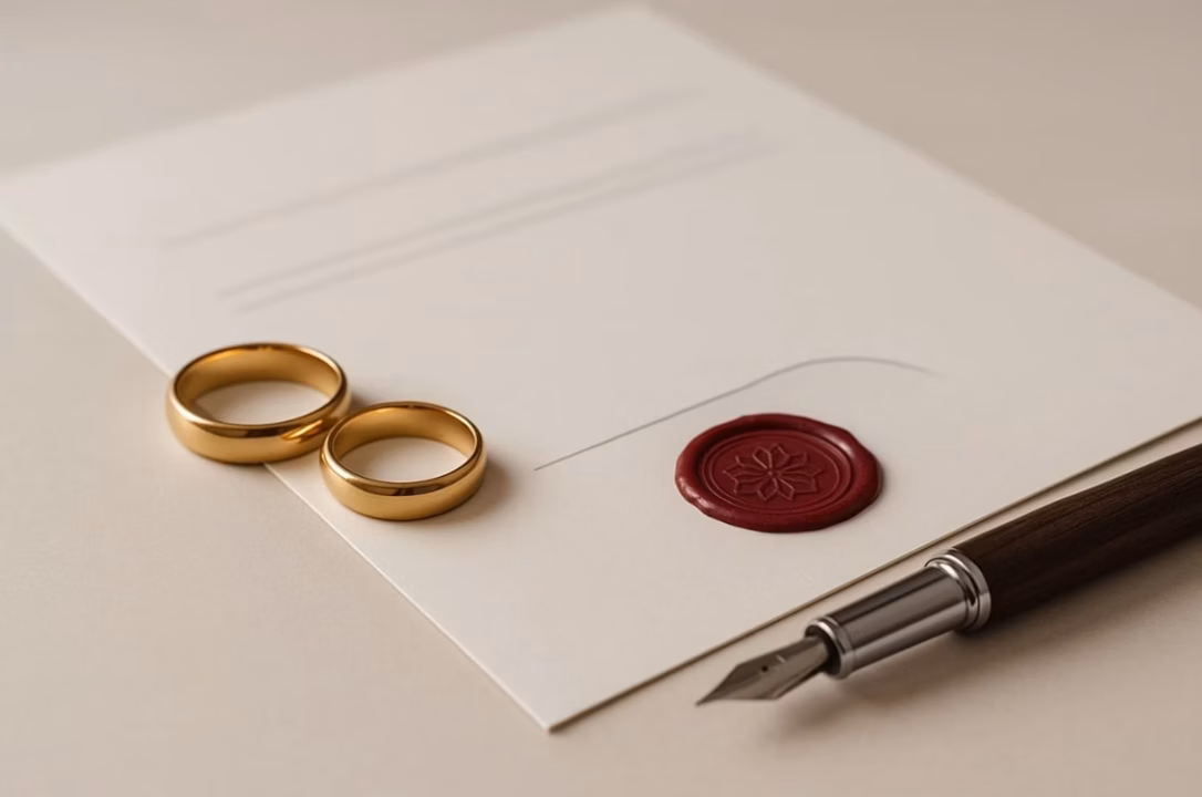 Coût d&rsquo;un contrat de mariage : le prix à prévoir